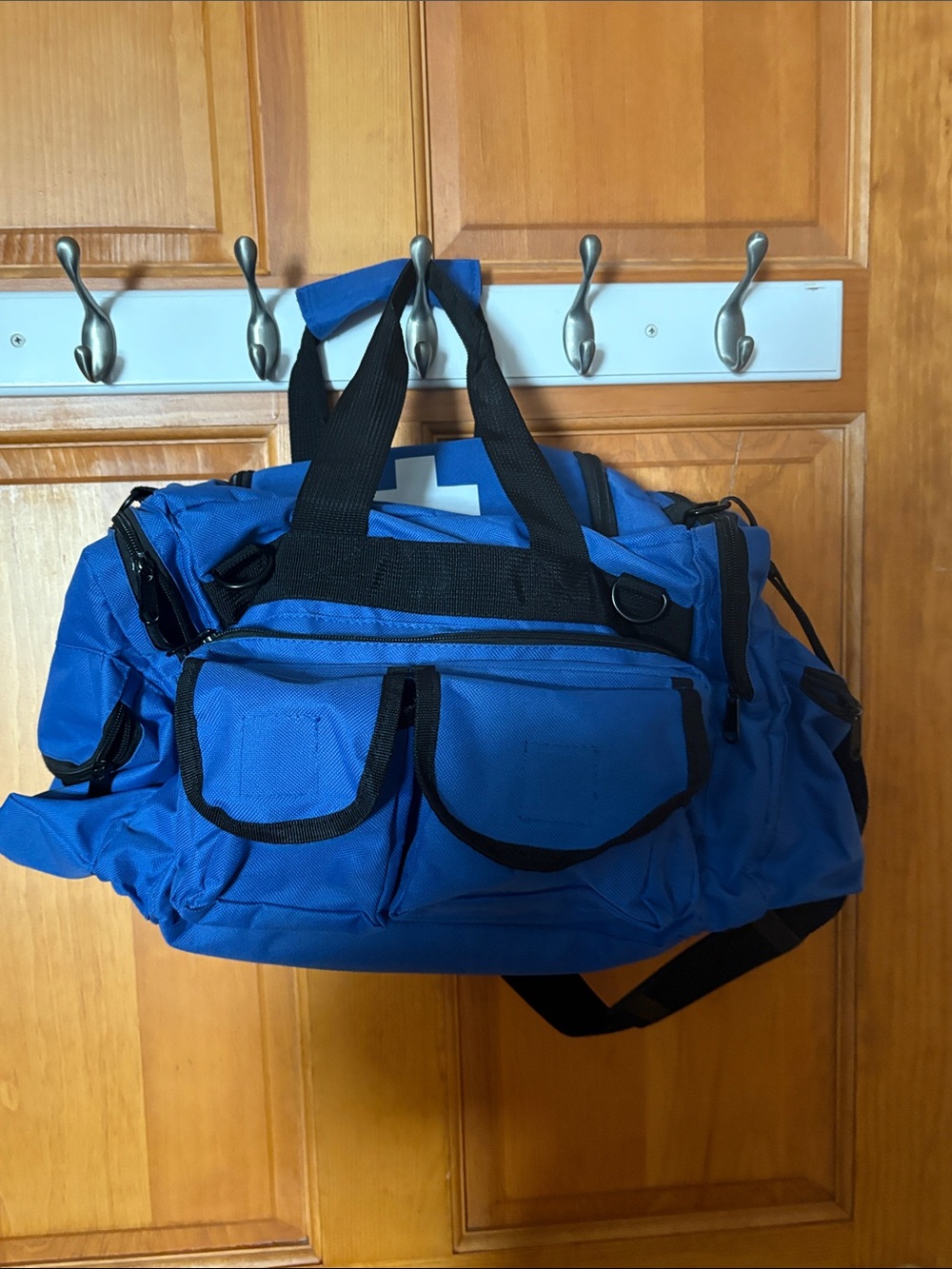 First Aid Bag in blue